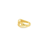 Load image into Gallery viewer, Yellow Gold Band Ring with Round Cut Diamond