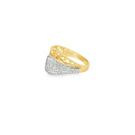 Load image into Gallery viewer, Yellow Gold Multistone Ring with Brilliant Cut CZ