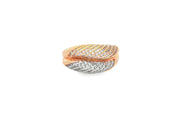 Rose Gold Stackable Rings with Brilliant Round Cut CZ