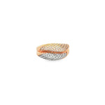 Load image into Gallery viewer, Rose Gold Stackable Rings with Brilliant Round Cut CZ