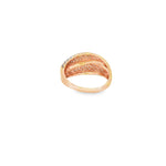 Load image into Gallery viewer, Rose Gold Stackable Rings with Brilliant Round Cut CZ
