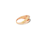 Load image into Gallery viewer, Rose Gold Stackable Rings with Brilliant Round Cut CZ