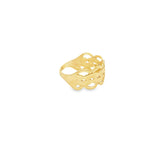 Load image into Gallery viewer, Elegant Yellow Gold Interwoven Band Ring