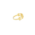 Load image into Gallery viewer, Modern Interlocking Yellow Gold Band Ring