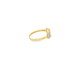 Load image into Gallery viewer, Yellow Gold Multistone Ring with Round Cut Diamonds