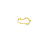 Load image into Gallery viewer, 14ct Sculptural Yellow Gold Wave Band Ring