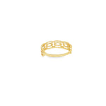 Load image into Gallery viewer, Classic Yellow Gold Chain Link Band Ring