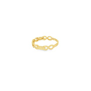 Yellow Gold Openwork Design Band Ring