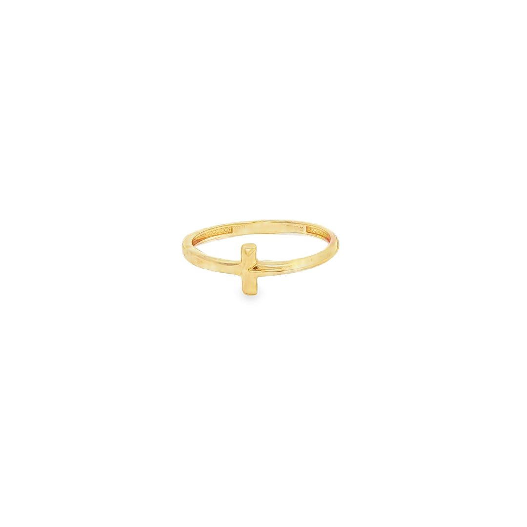 Minimalist Yellow Gold Band Ring