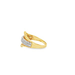 Load image into Gallery viewer, Yellow Gold CZ Multistone Ring
