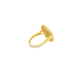 Load image into Gallery viewer, Yellow Gold Cocktail Ring with Round Cut CZ