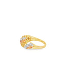 Load image into Gallery viewer, Tri-Tone Gold Statement Cocktail Ring