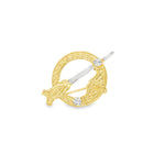 Load image into Gallery viewer, Yellow Gold Celtic-Inspired Brooch