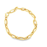 Load image into Gallery viewer, Classic 14k Yellow Gold Link Bracelet