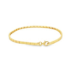 Load image into Gallery viewer, 14ct Yellow Gold Square Link Chain Bracelet