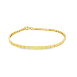 Load image into Gallery viewer, 14ct Yellow Gold Square Link Chain Bracelet
