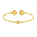 Load image into Gallery viewer, Yellow Gold Bangle with Round Cut Diamonds
