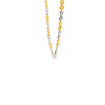 Load image into Gallery viewer, Yellow &amp; White Gold Bow-Motif Chain Necklace