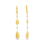 Load image into Gallery viewer, 14ct Elegant Yellow Gold Dangle Earrings