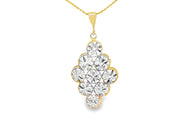 Two-Tone Gold Chain & Pendant