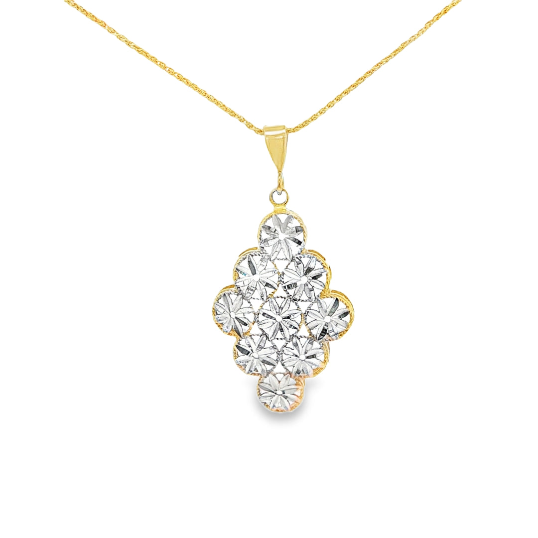 Two-Tone Gold Chain & Pendant