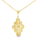 Load image into Gallery viewer, Two-Tone Gold Chain &amp; Pendant