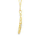 Load image into Gallery viewer, Two-Tone Gold Chain &amp; Pendant
