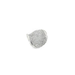 Load image into Gallery viewer, White Gold Cocktail Ring with Round Brilliant Cut CZ