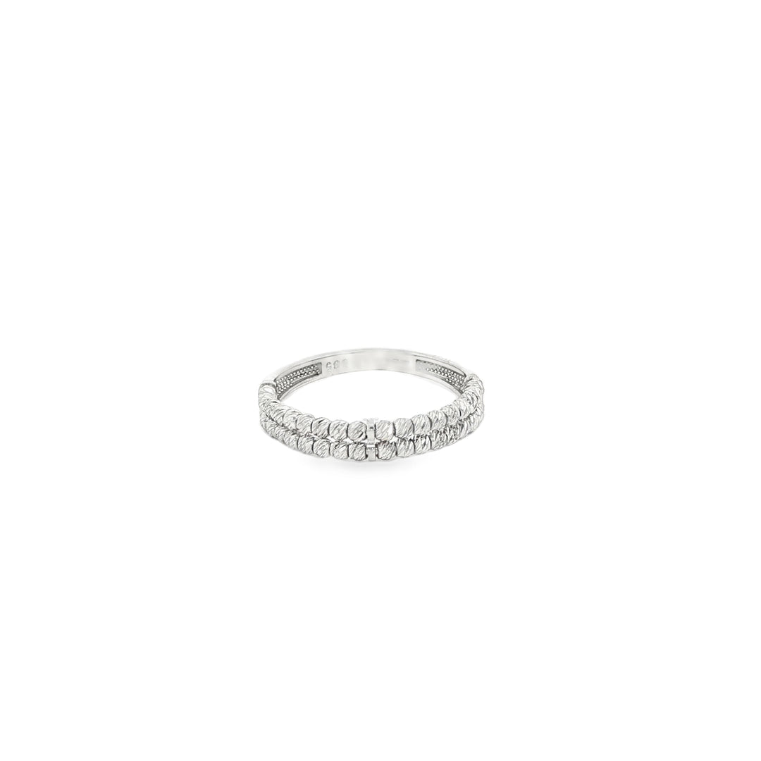 Elegant White Gold Band Ring
