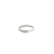 Elegant White Gold Band Ring