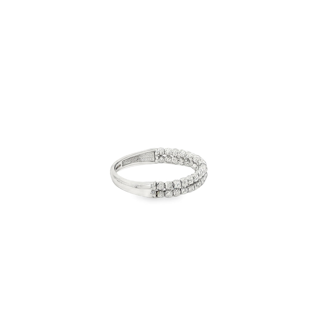 Elegant White Gold Band Ring