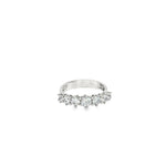 Load image into Gallery viewer, White Gold Ring with Round Cut CZ
