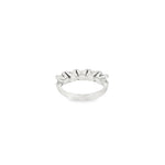 Load image into Gallery viewer, White Gold Multistone CZ Ring
