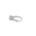 Load image into Gallery viewer, White Gold Ring with Round Cut CZ