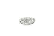 White Gold Multi-Stone CZ Ring