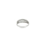 Load image into Gallery viewer, White Gold Multi-Stone CZ Ring