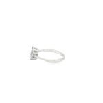 Load image into Gallery viewer, CZ Cluster Ring in White Gold