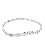 Load image into Gallery viewer, Elegant White Gold Chain Bracelet