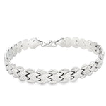 Load image into Gallery viewer, Elegant White Gold Chain Bracelet