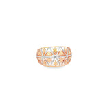 Load image into Gallery viewer, Modern Geometric Rose Gold Band Ring