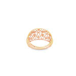 Load image into Gallery viewer, Modern Geometric Rose Gold Band Ring