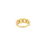 Load image into Gallery viewer, 14ct Two-Tone Yellow Gold Chain Link Band Ring