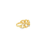 Load image into Gallery viewer, 14ct Two-Tone Yellow Gold Chain Link Band Ring