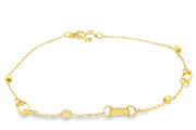 14ct Elegant Yellow Gold Chain Link Bracelet
