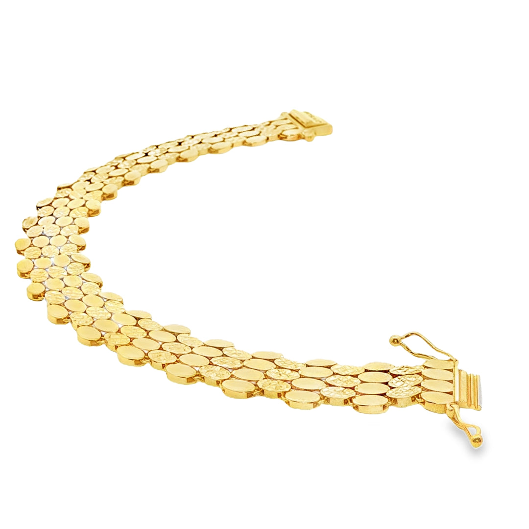 Classic Yellow Gold Chain Link Bracelet