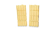 Yellow Gold Segmented Dangle Earrings