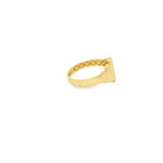 Load image into Gallery viewer, Modernist Yellow Gold Panel Band Ring