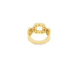 Load image into Gallery viewer, Yellow Gold Multistone Ring with Round Cut CZ