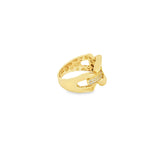 Load image into Gallery viewer, Yellow Gold Multistone Ring with Round Cut CZ