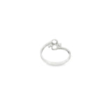 Load image into Gallery viewer, White Gold Multistone Ring with Round Cut CZ
